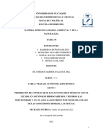 Derecho Agrario - Exposicion 4 - Prohibición de Contratar de Los Funcionarios Públicos Con El Estado en Asuntos de Hidrocarburos y Mineros