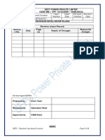 20.SOP For Boiler Initial Water Fillling