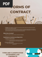 Forms of Contract 1