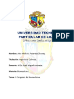 Informe Del Congreso de Biomedicina