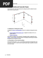 STAAD Reinforced Concrete Frame