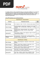 SRV PR Packages - Wa