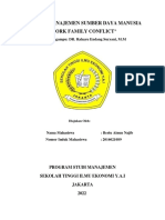 Seminar MSDM 8 Work Family Conflict (Restu Ainun Najib 2016021089)