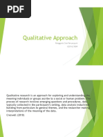 Qualitative Approach