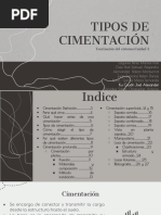 Tipos de Cimentación - Teorizaciòn Del Entorno