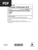 Lcci Level 4 Certificate in Financial Accounting ASE20101 Resource Booklet Nov 2019