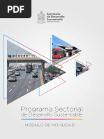 Programa Sectorial Modulo Movilidad