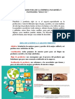 Areas y Analisis Foda de La Empresa Panadería y Pastelería