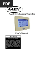 AAON TS Controller Manual 190702