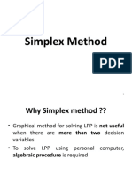 Simplex Method