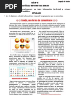 Cmprensión Lectora 2º Eso