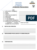 Ficha de Atencion Psicologica