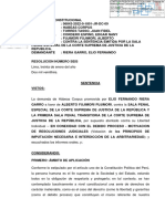 Poder Judicial Rechaza Habeas Corpus A Favor de Alberto Fujimori