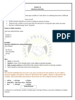 C (Chap 10 Structure & Union)