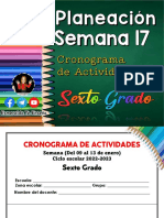 ?6° S17 PLANEACIÓN SEMANAL Esmeralda Te Enseña