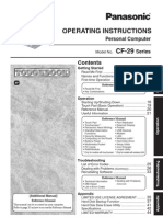 Panasonic Toughbook CF-29 Manual