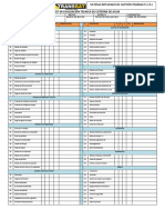 Checklist de Cisterna de Agua