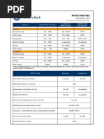 Deposit Rates and Fees