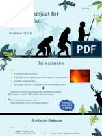 Science Subject For High School - 9th Grade - Evolution of Life by Slidesgo