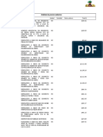 Analisis de Precios Unitarios