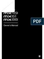 MX88 Owners Manual