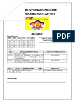 Calendário Educare 2022