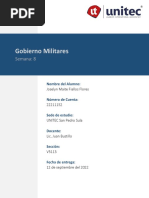 Tarea 8.1 - Gobiernos Militares