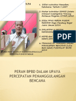 Peran BPBD Dalam PB