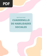 Cuadernillo de Habilidades Sociales