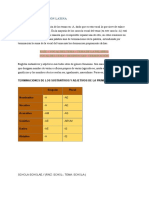 Características de La Primera Declinación