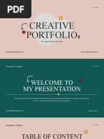 Creative Portfolio: Presentation Template