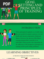 Goal Setting and Principles of Training