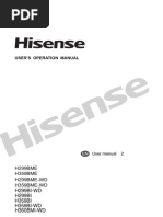 Hisense User Manual Manual For H299BI-WD