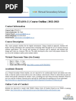 Patel, Pritesh - BTA3O1-2 - Course Outline - Semester 2 - 2022-2023