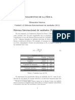 Sistema Internacional de Unidades (S.I.) .: Fundamentos de La F Isica