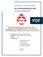 Ofi Índice Epidemiológicos de La Enfermedad Periodontal y Gingival