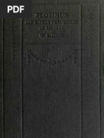 The Religious Philosophy of Plotinus and Some Modern Philosophies of Religion, W. R. Inge, 1914