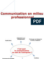 Communication en Milieu Proff