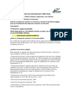 Actividad III ISC, Impuesto Especiales (PARTE TEORICA) Modulo IV Michell Aquino Vargas