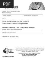 Zorlouglu - 2008 - Offset Implementations For Turkey's International Defense Acquisitions