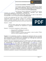 Modelo de Contrato para Prestação de Serviço.