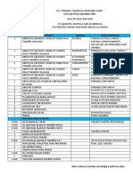 Lista de Utiles Segundo