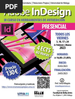 Cartel e Info Curso InDesign 2023