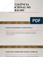 INTELIGÊNCIA EMOCIONAL NO TRABALHO (Salvo Automaticamente)