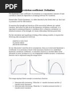 Spearman Correlation Coefficient