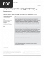 ES Treating Anxiety Disorders by Emotion Focused Psychodynamic Psychotherapy (EFPP) - An Integrative, Transdiagnostic Approach