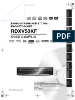 Rdxv50Kf: Mode D'Emploi