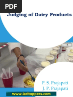 Judging of Dairy Products