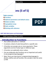 Chapter 2-5 PHP Functions