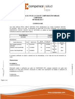 El Programa de Eps de La Caja de Compensación Familiar Compensar NIT 860.066.942-7 Certifica Que